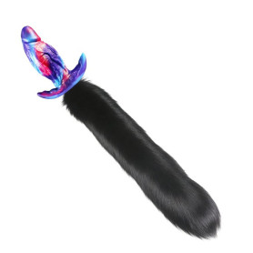 Plug Anal Monstre avec Queue Noire