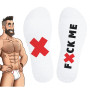 Paires de Chaussettes Blanches "Fuck Me"