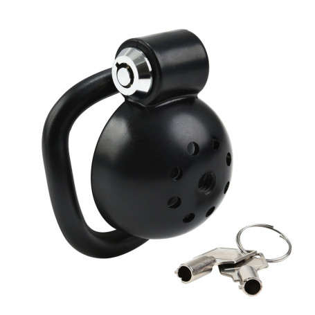 Cage de Chasteté Rigide Button Lock 4x3,5cm