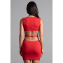 Robe Rouge Dentelle Olivia Be Lily