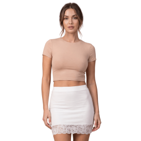 Jupe Blanche Courte Marina Be Lily