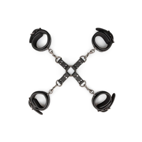 Kit Attaches Hogtie avec Menottes Poignets et Chevilles
