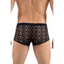 Boxer Sexy Brodé Noir Shinny Look Me