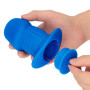 Large Plug Anal Ouvert Ribbed Peeper 8,6x6cm