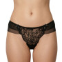Culotte Sexy Fendue Dentelle Noire