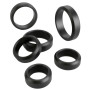 Lot de 6 Anneaux Cock & Ball Noir 26-56mm