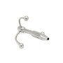 Plug Percé Grapping Acier Inox 7x1cm