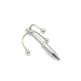 Plug Percé Grapping Acier Inox 7x1cm