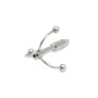 Plug Percé Grapping Acier Inox 7x1cm