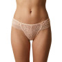Culotte Fendue en Dentelle Rose Poudré