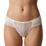 Culotte Ouverte Blanche en Dentelle