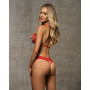 Ensemble Lingerie Ouvert Rouge 870-SEC-3 Obsessive