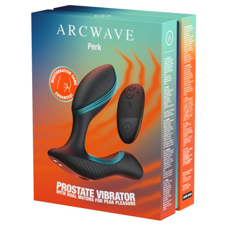 Vibromasseur Anal pour Prostate et Périnée Arcwave Perk