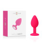 Plug Anal Shelki Rose Silicone Bijou Blanc