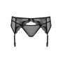 PorteJarretelles et String Noir Charms