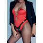 Harnais Similicuir Noir Brillant Fabulous Strap On Me