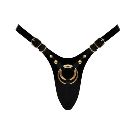 Harnais Similicuir Noir Brillant Fabulous Strap On Me