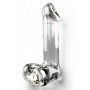 Dildo Réaliste en Verre Crystal Toyjoy 17 x 3cm