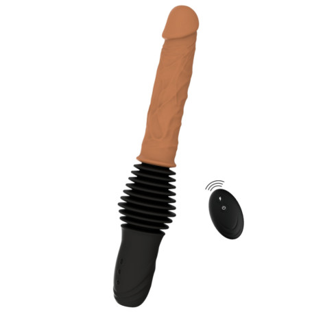 Dildo Vibrant Double Thrusting Realistic Inferno 40 x 4cm