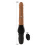 Dildo Vibrant Double Thrusting Realistic Inferno 40 x 4cm
