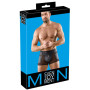 Boxer Sexy Homme Noir Mat avec Zips Svenjoyment