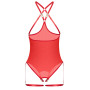 Body Ouvert Rouge avec Seins Nus Risqué Kinky Diva