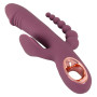 Vibromasseur Rabbit Triple Stimulation Slim Triple Plum
