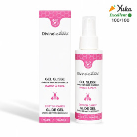 Gel Lubrifiant Bio Barbe à papa 100ml Divinexstases