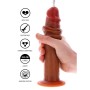 Gode Réaliste Éjaculateur Foreskin à Ventouse 22 x 4cm
