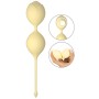 Duo de Boules de Geisha Silicone Jaune