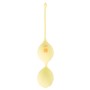 Duo de Boules de Geisha Silicone Jaune