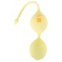 Duo de Boules de Geisha Silicone Jaune