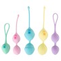 Duo de Boules de Geisha Silicone Jaune