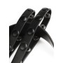 Jockstrap Style Cuir Noir avec Cache Amovible Vantage 8