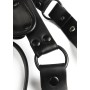Jockstrap Style Cuir Noir avec Cache Amovible Vantage 8