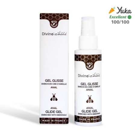 Lubrifiant anal Bio Divinextases certifié COSMOS ORGANIC