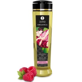Huile de massage Délectable Framboise Shunga 240 ml