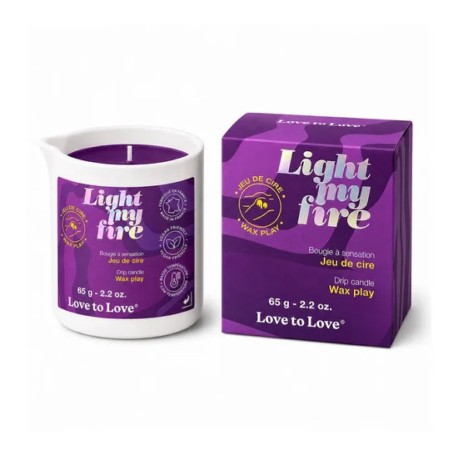 Bougie jeu de cire basse température Light My Fire Love to Love