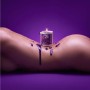 Bougie à la cire basse température couleur violette pour jeux BDSM