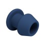 Plug Anal Creux en Silicone Bleu Joseph 7,7 x 6,2cm