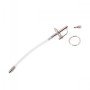 Sonde urétrale flexible 7 mm avec deux anneaux de gland