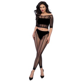 Ensemble Résille Top et Legging CR-4647 Chilirose