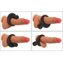 Anneau vibrant Rebel avec stimulateur flexible