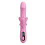 Rabbit rose Bella Papillon en silicone doux et écran LED