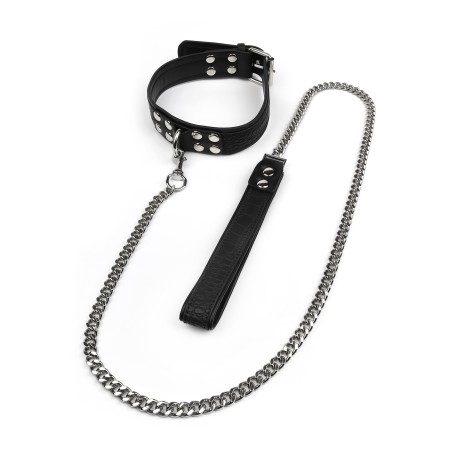 Collier laisse effet cuir croco Feros Avanza
