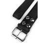 collier Feros Avanza motif croco noir