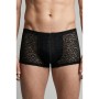 Boxer Homme Résille Léopard avec Zip Frontal
