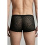 Boxer Homme Résille Léopard avec Zip Frontal