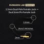 Dual Pole Split DG-LAB deux fiches femelles 2 mm