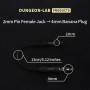 Adaptateur banane 2 mm vers 4 mm DG-LAB
